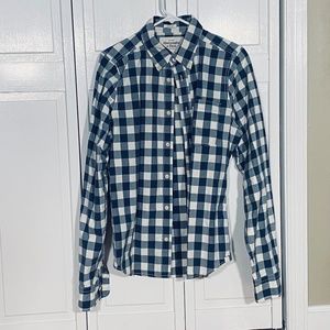 Men’s Abercrombie and Fitch Plaid Muscle Shirt